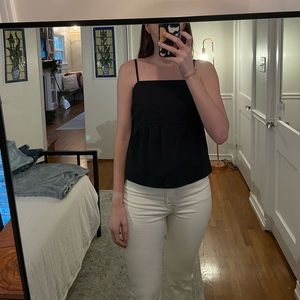Black Peplum Tank
